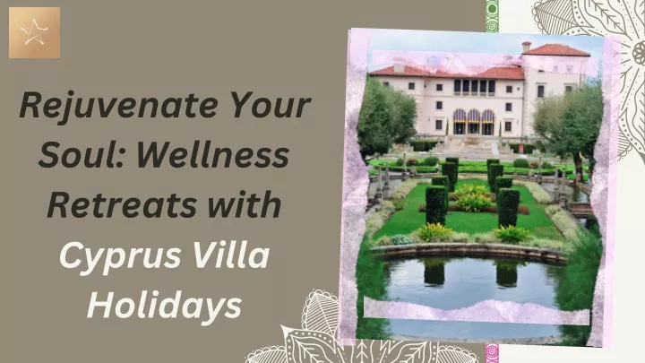 rejuvenate your soul wellness retreats with
