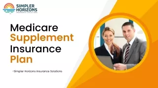 Medicare Supplement Insurance Plans