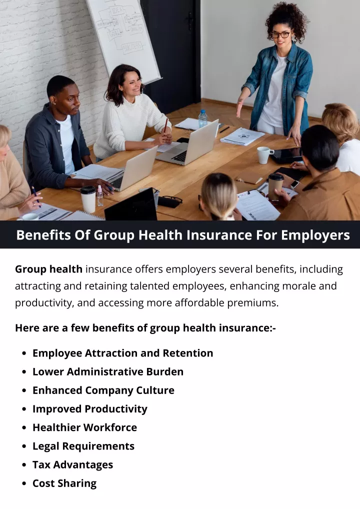 benefits of group health insurance for employers