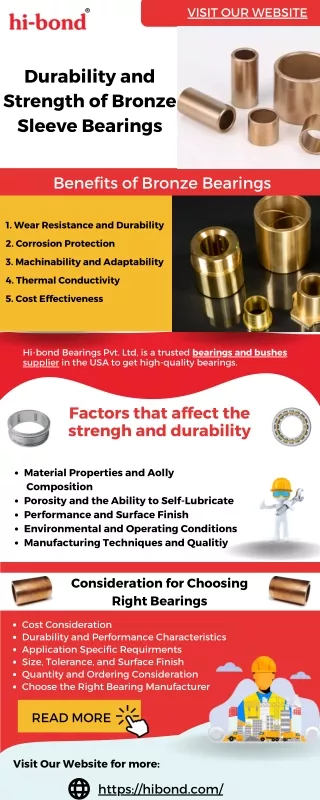 Durability and Strength of Bronze Sleeve Bearings