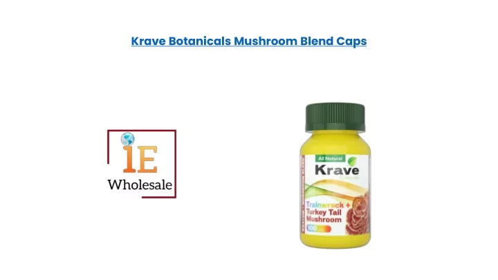 krave botanicals mushroom blend caps