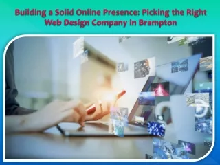 building a solid online presence picking