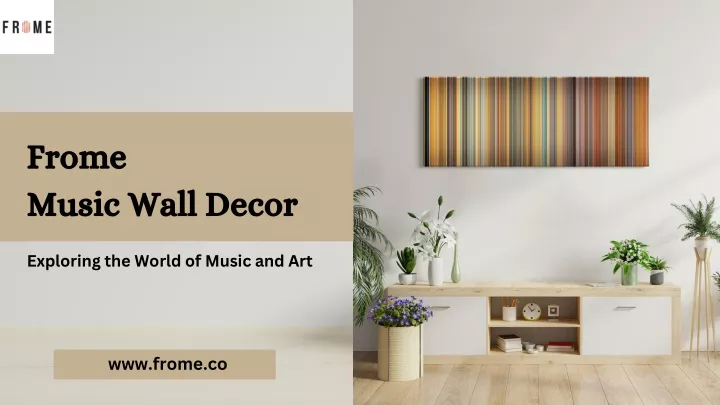 frome music wall decor