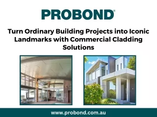 Turn Ordinary Building Projects into Iconic Landmarks with Commercial Cladding Solutions