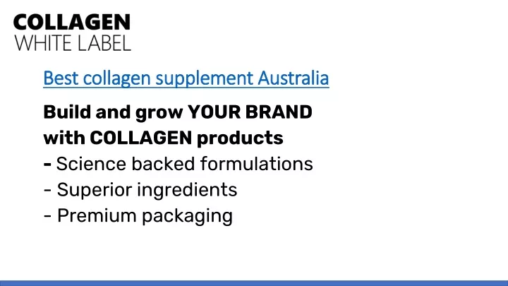 best collagen supplement australia