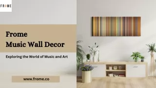 Buy Frome Music Wall Decor and art music drawings for your Home