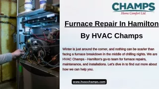 Furnace Repair In Hamilton | HVAC CHAMPS