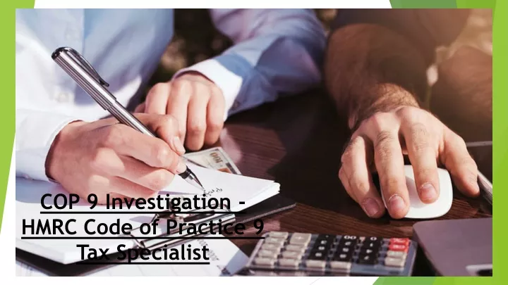 cop 9 investigation hmrc code of practice