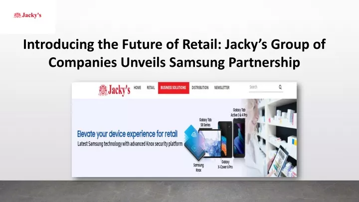 introducing the future of retail jacky s group