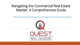Navigating the Commercial Real Estate Market A Comprehensive Guide