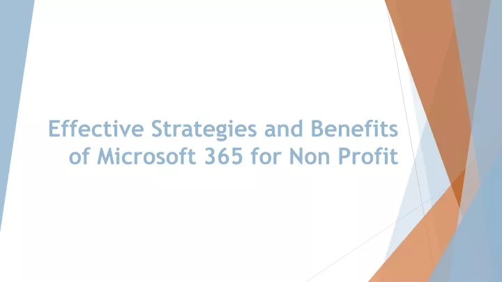 effective strategies and benefits of microsoft