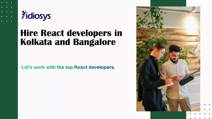 hire react developers in kolkata and bangalore