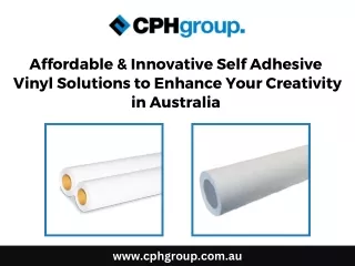 Affordable & Innovative Self Adhesive  Vinyl Solutions to Enhance Your Creativity in Australia