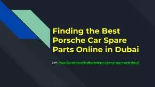 Best Porsche Car Spare Parts