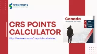 CRS Points Calculator