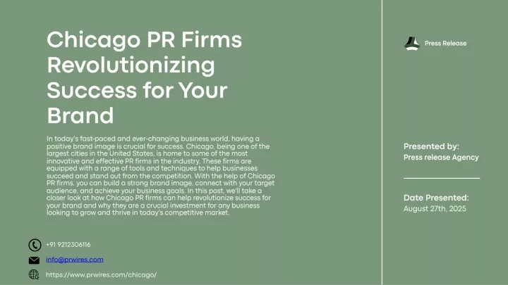 chicago pr firms revolutionizing success for your