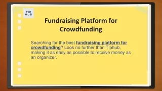 Fundraising Platform for Crowdfunding