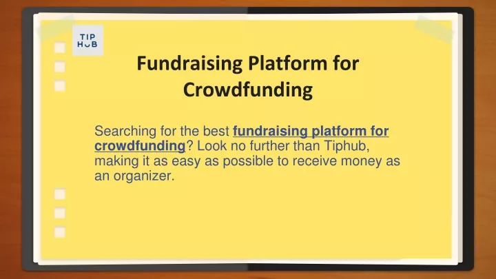 fundraising platform for crowdfunding