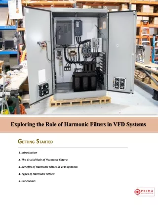 Advantages of Harmonic Filter in VFD System