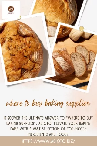 where to buy baking supplies