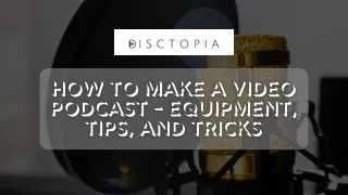 Unleash Your Video Podcast: Discover the Best Platform with Disctopia