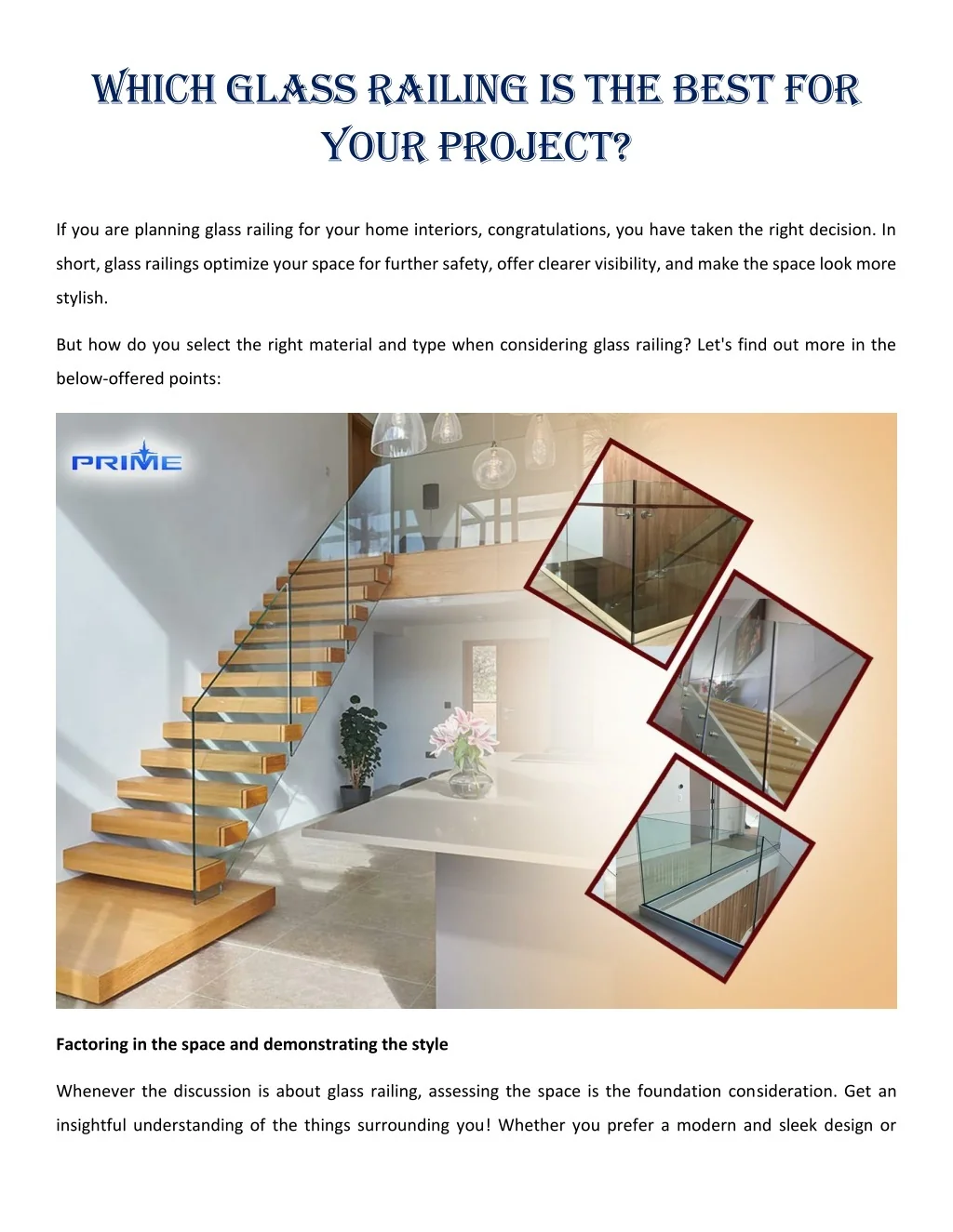 Pwd Railing Presentations PPT - Which Glass Railing Is the Best for Your Project PowerPoint ...