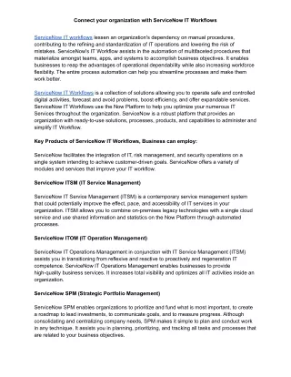 connect your organization with servicenow