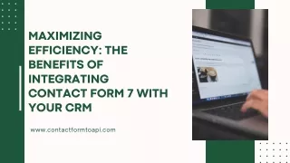 Best Contact Form Plugin: The Benefits Contact Form 7 With Your CRM