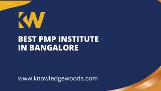 best pmp institute in bangalore