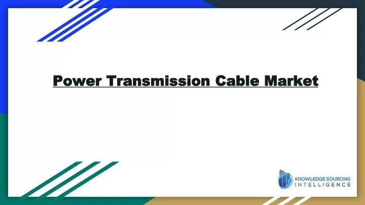 power transmission cable market