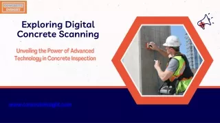 Unveiling the Power of Advanced Technology in Concrete Inspection