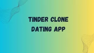 tinder clone dating app