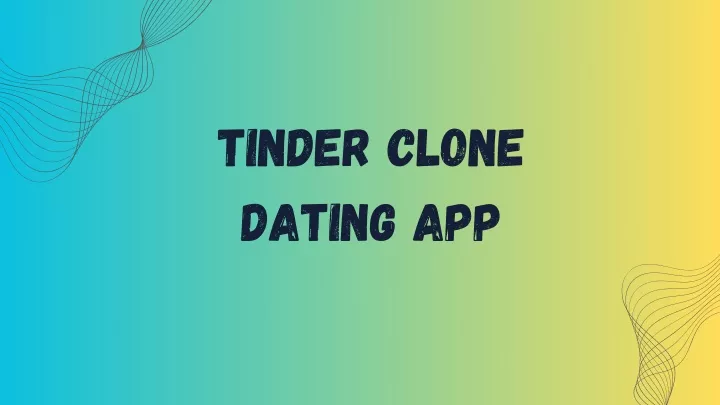 tinder clone dating app