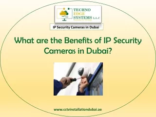 ip security cameras in dubai