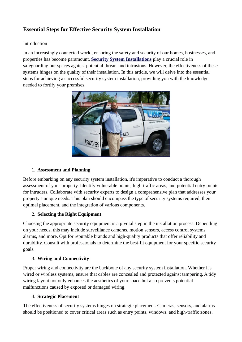 PPT - Essential Steps for Effective Security System Installation ...