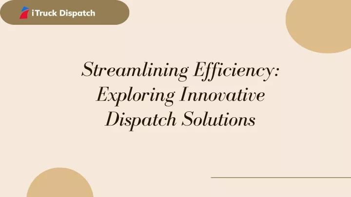 streamlining efficiency exploring innovative