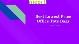 Best Lowest Price Office Tote Bags -meori.com