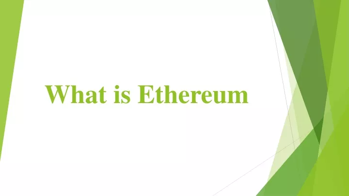 what is ethereum