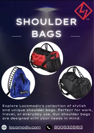 Best Shoulder Bags | Unique Shoulder Bag Collection - Locomodiv
