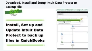 Download Install and Setup Intuit Data Protect to Backup File