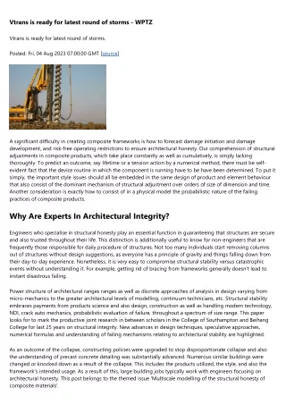 A More Detailed Look: Precast And Its Architectural Stability