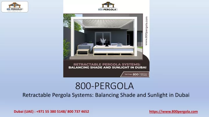 800 pergola