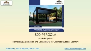 800 pergola smart pergolas
