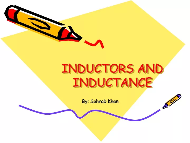 inductors and inductance