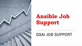 Ansible Job Support