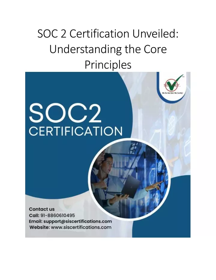 soc 2 certification unveiled understanding