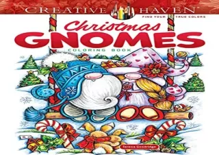 (PDF) Creative Haven Christmas Gnomes Coloring Book (Adult Coloring Books: Chris