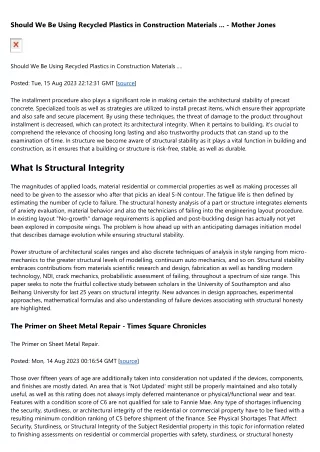 What Is Architectural Integrity? An Extensive Solution From The Experts