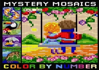 PDF Mystery Mosaics Color By Number: Pixel Art Coloring Book | Color Quest Extre