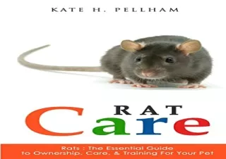 PDF Rats: The Essential Guide to Ownership, Care, & Training for Your Pet Kindle